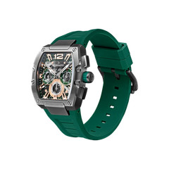 Tornado Xenith Men’s Multi Function Watch | Green Dial, 43x54mm, 100 m (10 ATM)