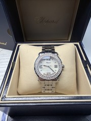 Chopard Happy Sport Mop 7 Diamond Bezel Ref. 27/8476-20 – 36MM Box And Papers