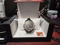 Tissot PR 100 Stainless Steel Watch Black Dial Plus Bonus Items