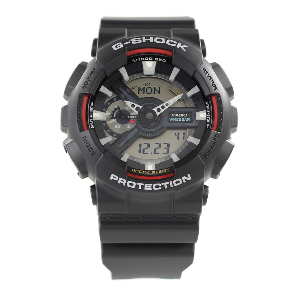 CASIO G-SHOCK GA-110RL-1A GA-110 Iconic Styles Quartz Analog & Digital Black