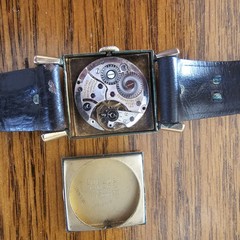 Vintage 1930’s Glycine Watch 17 Joule Model 184 Mvmnt Running