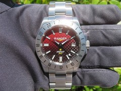 Wancher Ranger IV AKA Fuji Men’s 41mm Stainless Steel Automatic GMT Wristwatch