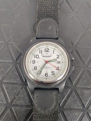 Sharp SHP-1607 Military 12/24hr. Date White Dial Men’s Field Watch 40mm