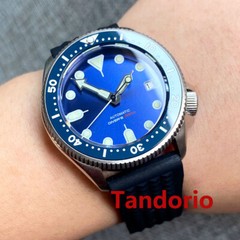 20ATM Diver Tandorio 37mm Sapphire Glass Ceramic Bezel Lume Japan NH35 Men Watch