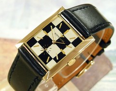 1960’s Vintage WITTNAUER, Stunning SILVER / BLACK Dial, Serviced, WARRANTY