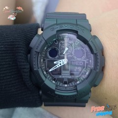 Casio G-SHOCK GA-100-1A1 Analog Digital Black Watch 200M 1000sec Genuine