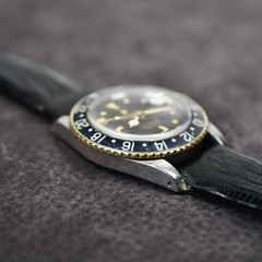 Rolex GMT Master 1979 1675 Black Nipple 14k Steel Cal 1575 40mm Bracelet + Strap
