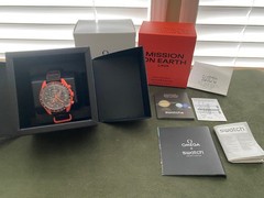 Omega x Swatch Mission On Earth Lava MoonSwatch Mission To Earth