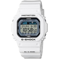 CASIO G-SHOCK GLX-5600-7JF G-LIDE Tide Graph Moon Data Watch White 43.2mm