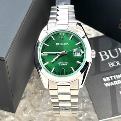 Bulova Classic Surveyor Automatic Green Dial Men’s watch 96B429 39mm