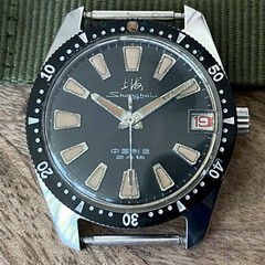 Vintage {Prof. SERVICED} ShangHai 114 Diver SS4 Chinese Military Watch (1540)