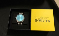 Invicta Specialty Men’s Quartz 43mm Blue Dial Stainless Bracelet 100m w/Box