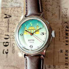 Vostok Mosque Vintage Soviet Watch USSR Mechanical 2409 17 Jewels