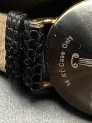 vicence Watch. Only The Bezel Is Gold 14 K