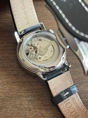 KUOE Kyoto Old Smith 90-007 Automatic Watch Black Dial Cordovan Leather Box