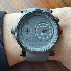 RED LINE / SPECIALIST / DUAL TIME / MIYOTA Quartz mvmt / WORLD / redline
