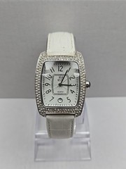 Womens Nolan Miller Crystal Rhinestone Jewel Quartz Watch New Battery