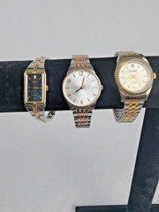 Mixed Metal Watch Lot – Gitano, Seiko & Rose‑Gold Accent – 3 Watches – Pre‑Owned