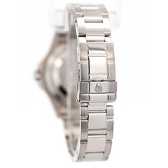 Rolex Yachtmaster 16622 40mm Platinum Bezel Ruby Gem Dial Steel Oyster Watch