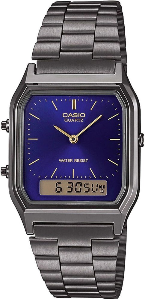 Casio Ana-Digi Quartz Wristwatch Vintage Series AQ-230GG-2A