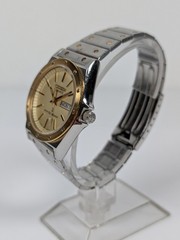Vtg Citizen Two Tone Men’s Watch 34.5mm Royal Oak 3801-450337K NEW BATTERY