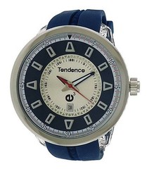 TENDENCE 02043002N ROUND GULLIVER 3H QUARTZ MENS WATCH STAINLESS STEEL BLUE