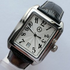 Mercedes Benz Classic Sport Art Deco Design Car Accessory Made in Germany Watch