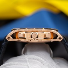 Audemars Piguet Code 11.59 18K Rose Gold Chronograph Blue Men’s Watch 26393OR