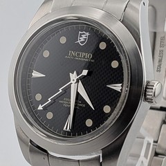 INCIPIO Gaustect Anti Magnetic 200 Gaus Swiss ETA Wrist Watch Begin overhauled