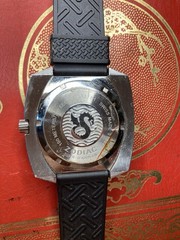 zodiac super sea dragon ZO3701 watch dual time Swiss Made Original Rubber Band