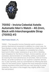 🔥Invicta Celestial Astelis AUTOMATIC Mens Watch 45mm Carbon Fiber Display 70092