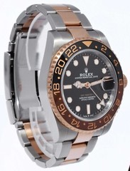 Rolex GMT-Master II Root Beer Ceramic 18k Rose Gold/Steel B/P ’20 126711CHNR