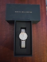 Daniel Wellington Petite Silver Watch- Manufacturer Error- Brand New- READ DESC!