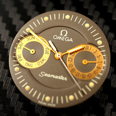 OMEGA SEAMASTER POLARIS Cal. 1444 & 1445 Swiss Gray Watch Dial & Hands 24.5MM