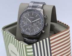 FOSSIL SULLIVAN GREY SMOKE GUNMETAL CHRONOGRAPH MEN’S BQ2854 WATCH