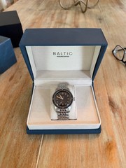Baltic Aquascaphe Classic Blue. 39mm watch.