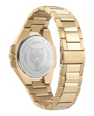 Plein Sport Mens Gold 47mm Bracelet Fashion Watch