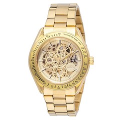 Invicta Objet D Art Automatic Men’s Watch w/ Skeleton Dial – 43mm, Gold 49501