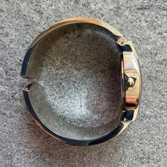 Vintage Kristine Women’s Bracelet Watch “Puppy Dog” Themed Band 33mm Case A6