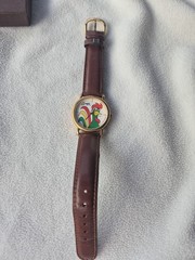 Vintage 1996 Unisex Kellogg’s Corn Flakes “Corny” Gold Tone 33mm Watch