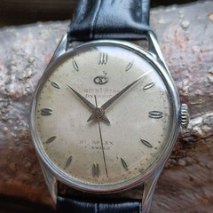 ORIENT STAR Dynamic T14008 Hand Wind 17 Jewels Vintage Watch OH Serviced Japan