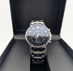 Movado Men’s SE Pilot 42mm SS Chrono W Sil/Blk Dial; #42.1.14.1225~July Special