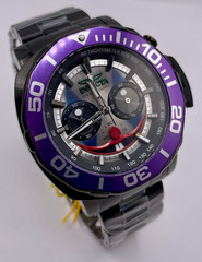 Invicta DC Comics Men’s 48mm Joker Limited Edition Gunmetal Chrono Watch (35073)