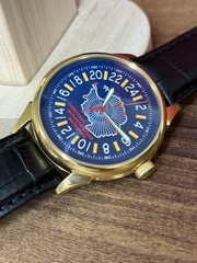 New! Raketa Watch 24h Mechanical Antarctica Russian Day Men’s Soviet Rare USSR
