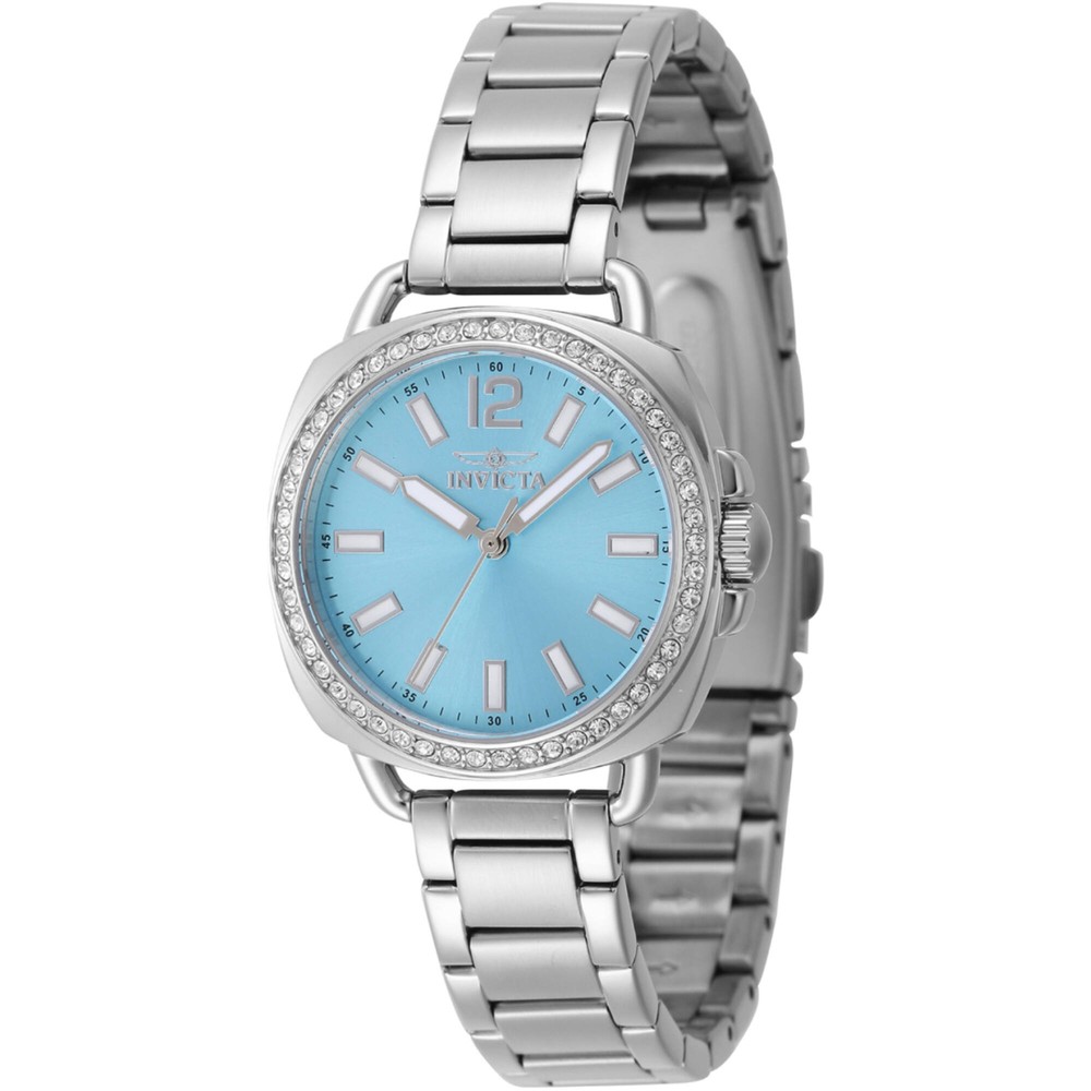Invicta Women’s Watch Wildflower Crystal Bezel Light Blue Dial Bracelet 47327