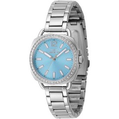 Invicta Women’s Watch Wildflower Crystal Bezel Light Blue Dial Bracelet 47327