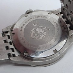 Aquinus Marellio ASSQR7BSBR001 Men’s Stainless Steel Watch