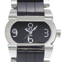 FRED FD012110 Move one Watches Silver blackDial Stainless Steel/rubber Qua…