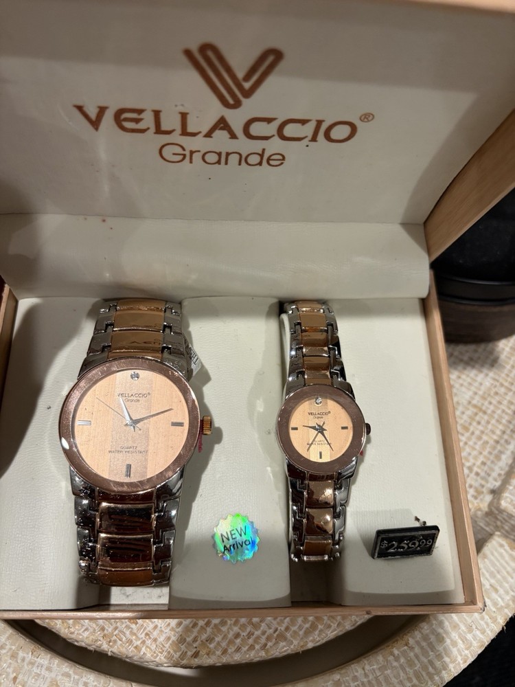 Vellaccio Grande Matching His & Hers Watch Set – New in Box