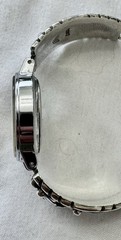 Vintage Sterling Silver Timex Cuff Watch Rainbow Hallmark Southwestern 24.5g